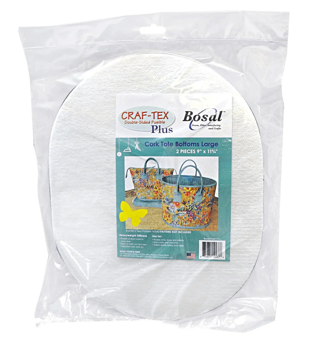 Craf Tex Cork Tote Bottoms Large