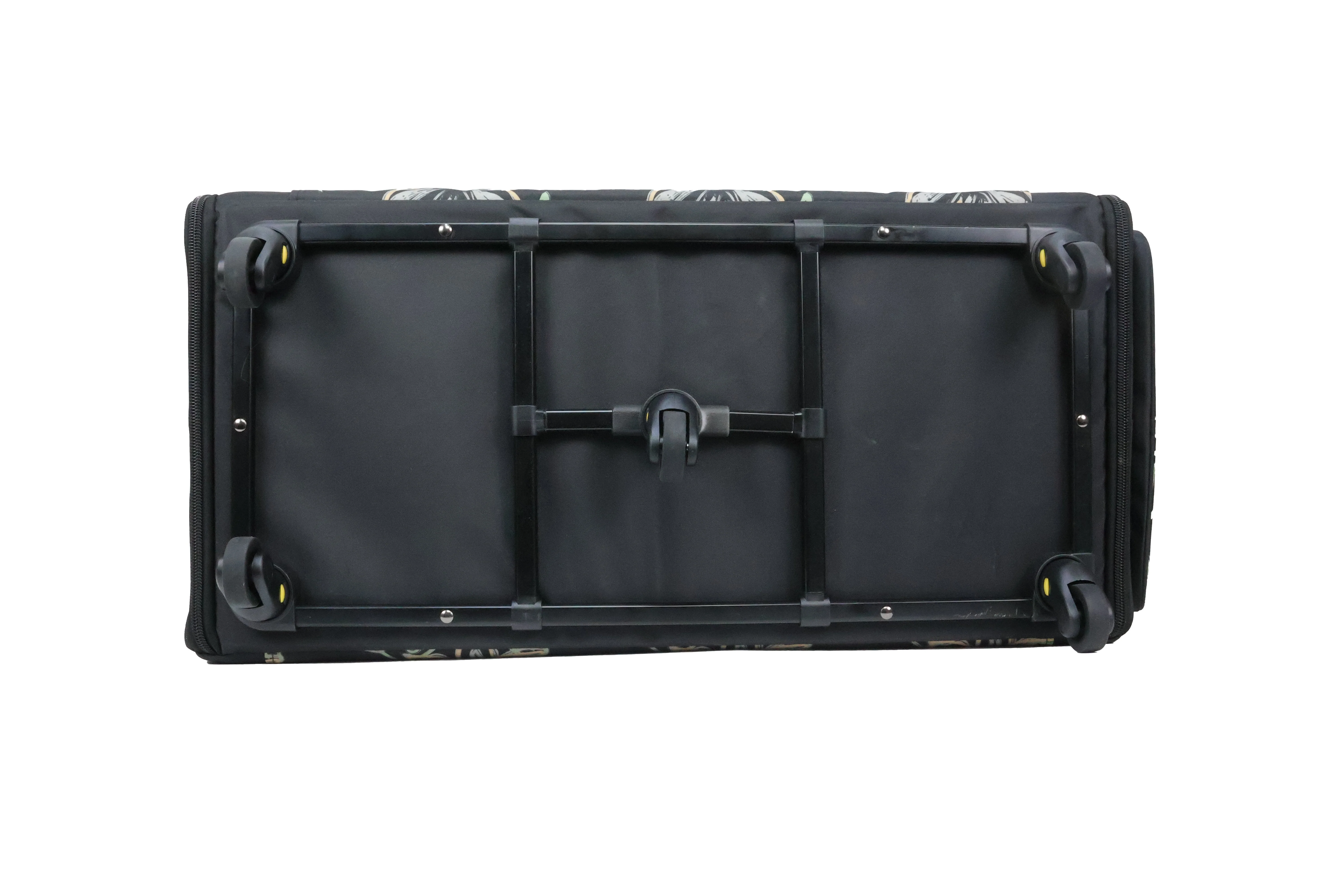 Everything Mary Jumbo 5 Wheel Collapsible Rolling Sewing Machine Storage Case, Floral - Image 6