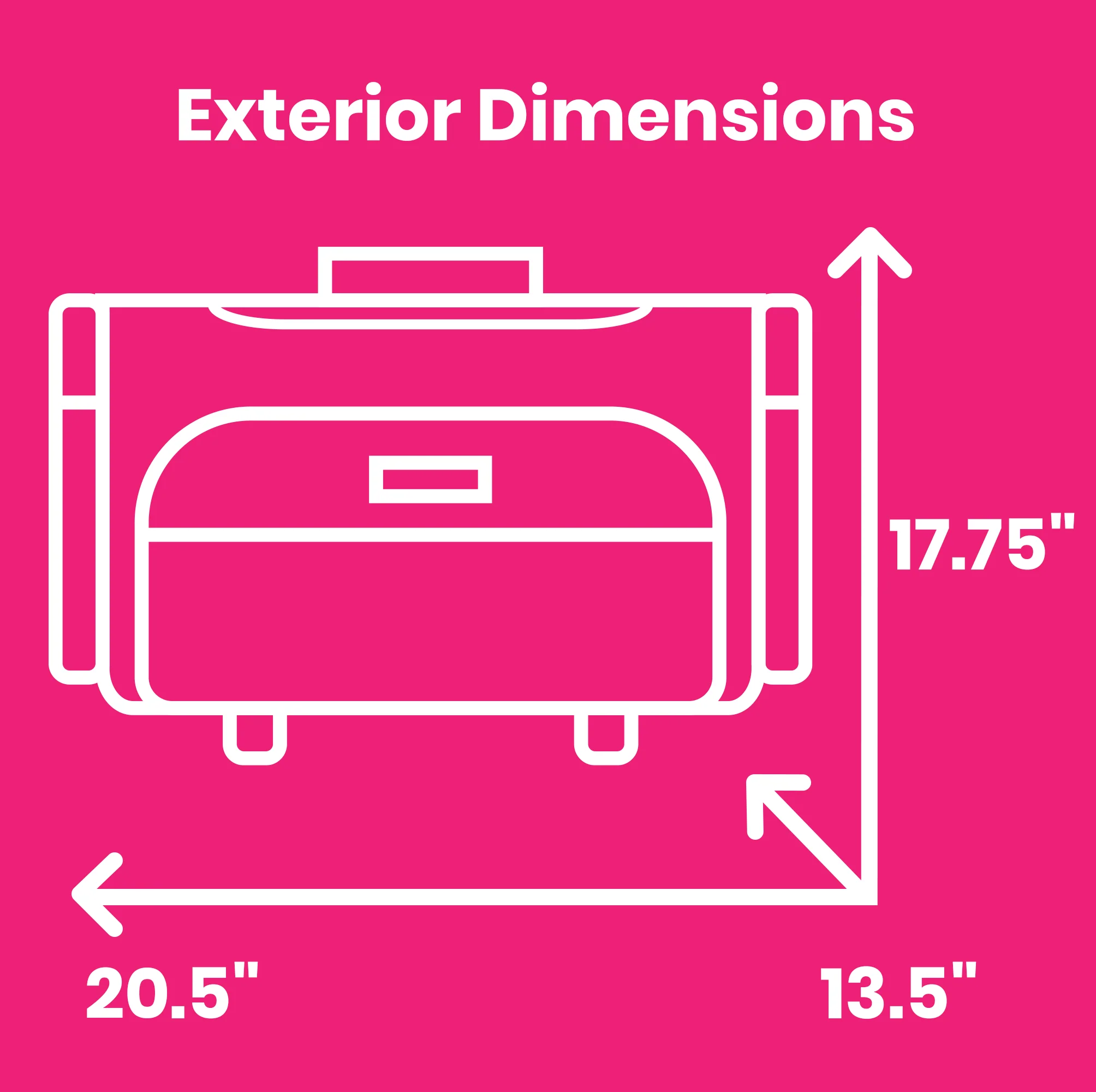 Everything Mary XL 4 Wheel Collapsible Rolling Sewing Machine Storage Case, Pink Floral - Image 8