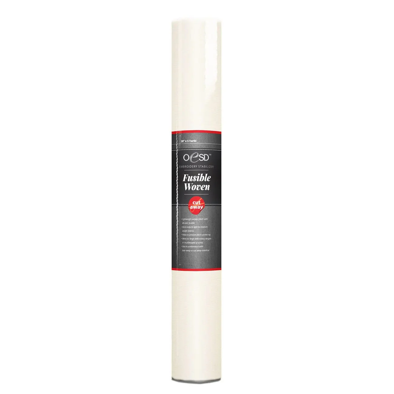 Fusible Woven Stabilizer White 20in x 5 yds