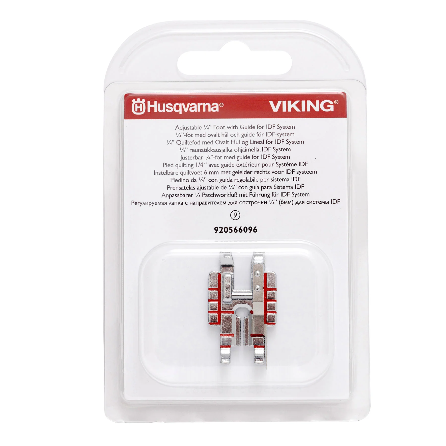 HUSQVARNA® VIKING® Adjustable 1/4" Foot with Guide for IDF System - Image 2