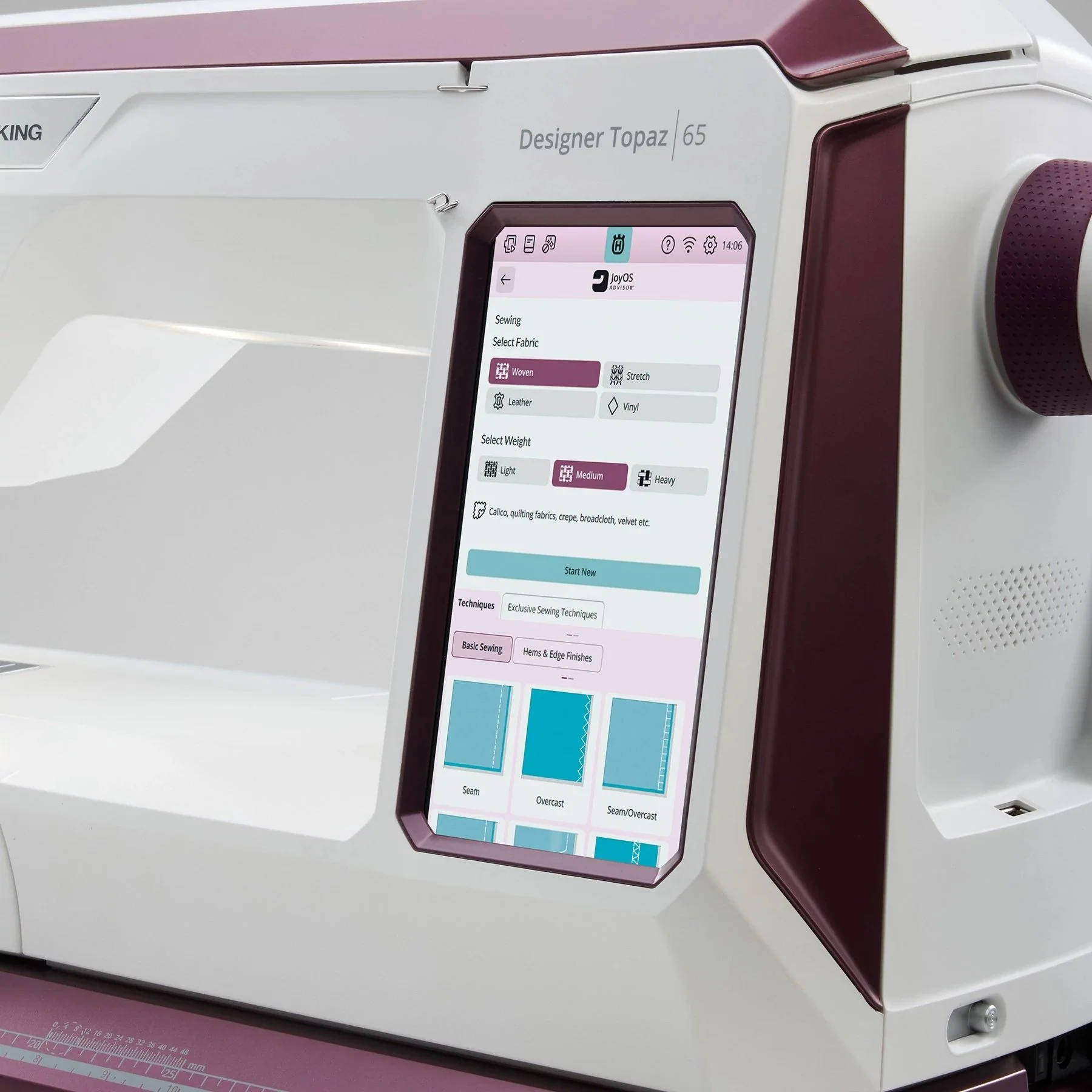 HUSQVARNA® VIKING® DESIGNER TOPAZ™ 65 Sewing & Embroidery Machine - Image 6