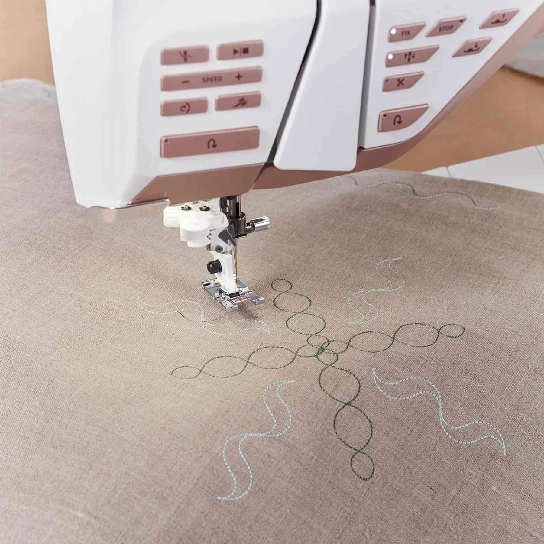 HUSQVARNA® VIKING® Refurbished DESIGNER EPIC™ 2 Sewing & Embroidery Machine in Indigo Ice - Image 6