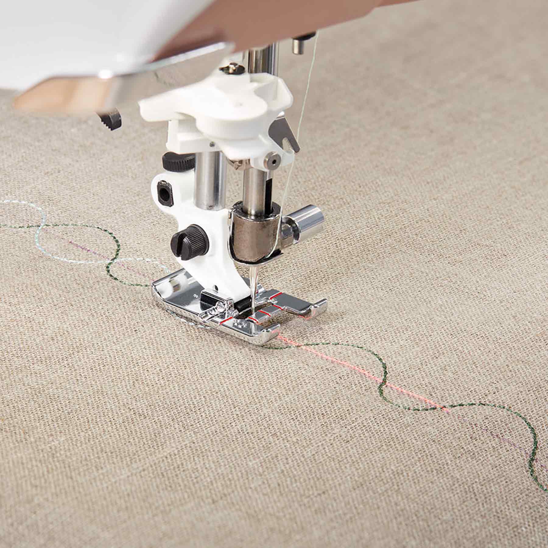 HUSQVARNA® VIKING® Refurbished DESIGNER EPIC™ 2 Sewing & Embroidery Machine in Indigo Ice - Image 7
