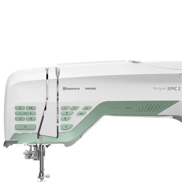HUSQVARNA® VIKING® Refurbished DESIGNER EPIC™ 2 Sewing & Embroidery Machine in Modern Mint - Image 13