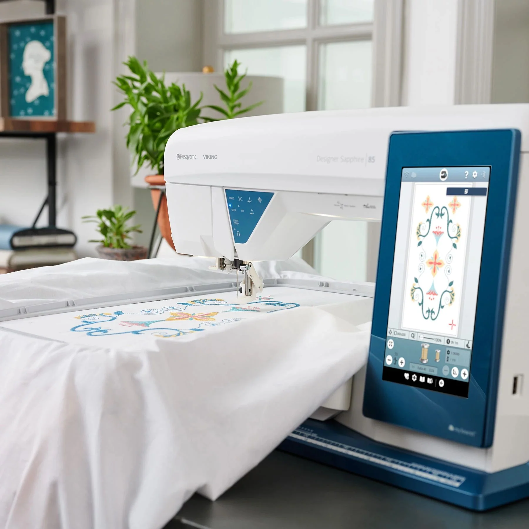 HUSQVARNA® VIKING® Refurbished DESIGNER SAPPHIRE™ 85 Sewing & Embroidery Machine - Image 15