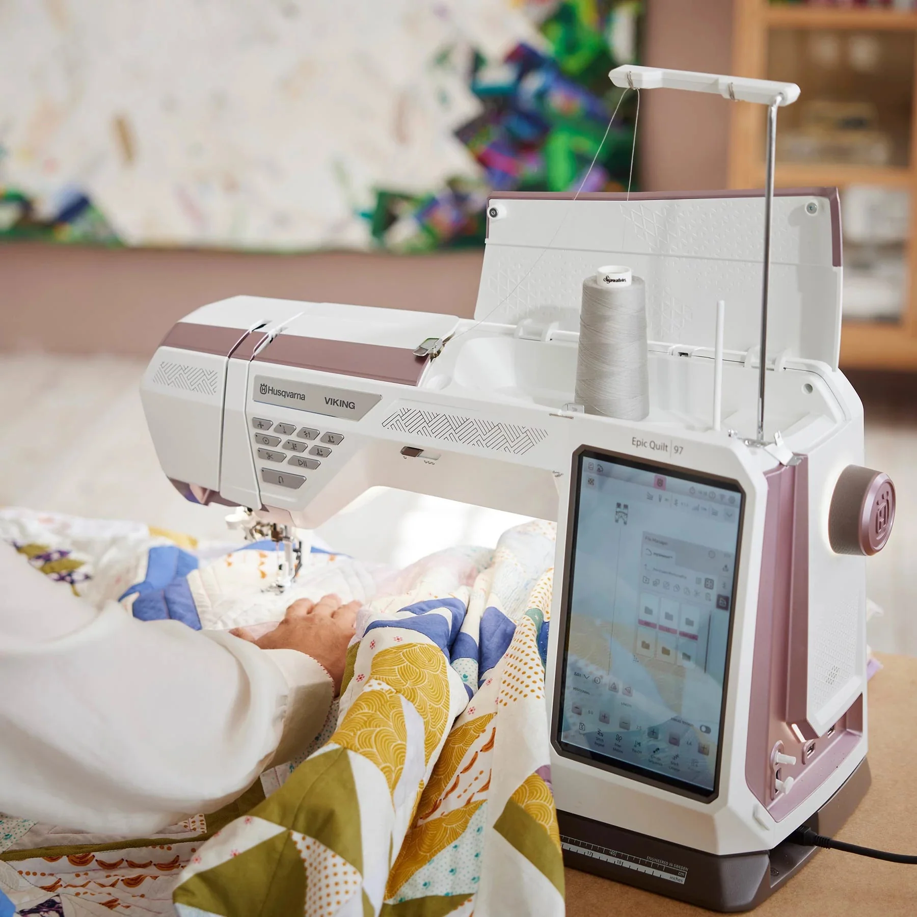 HUSQVARNA® VIKING® Refurbished EPIC™ QUILT™ 97 Sewing Machine - Image 3