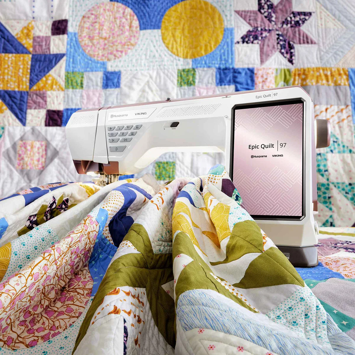 HUSQVARNA® VIKING® Refurbished EPIC™ QUILT™ 97 Sewing Machine - Image 2