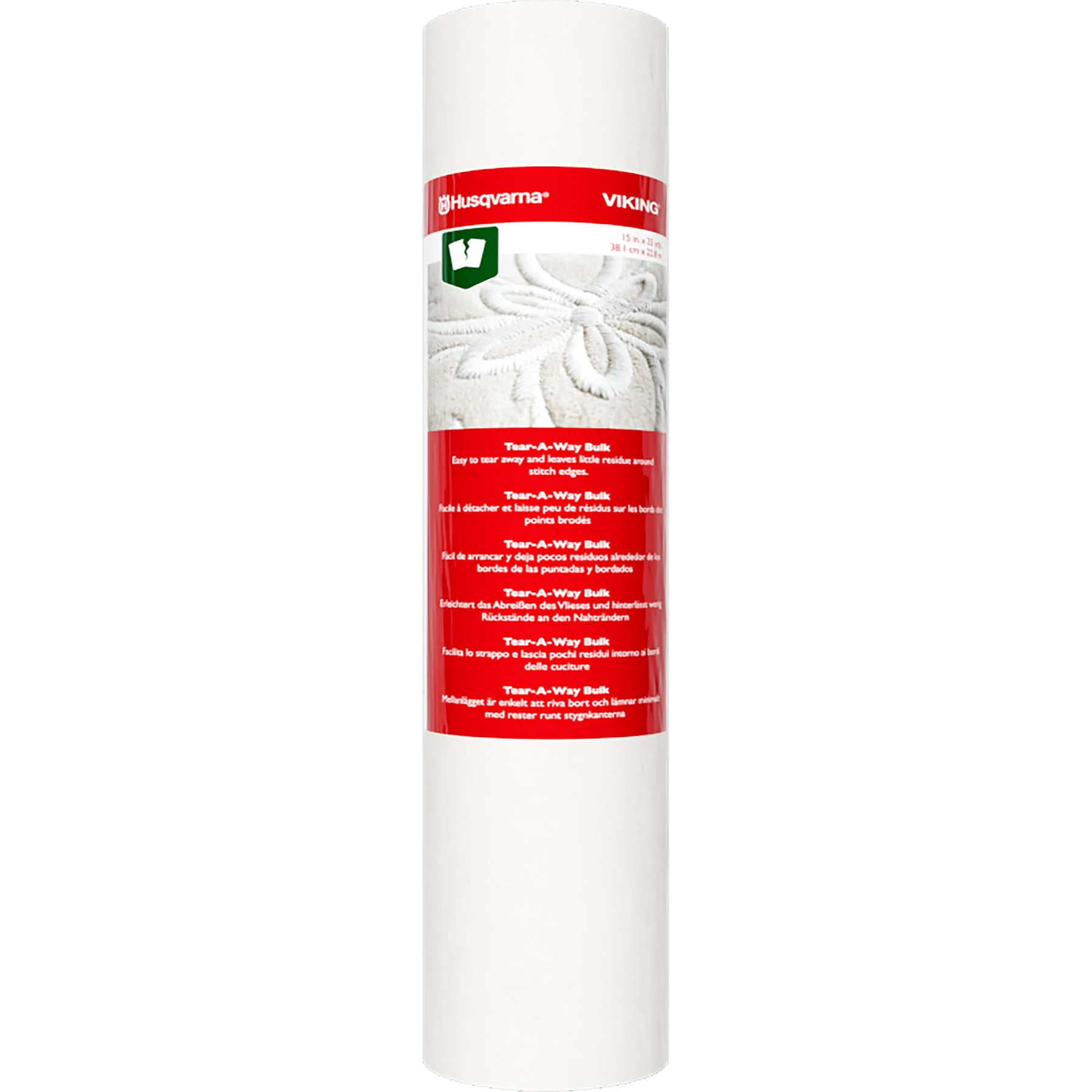 HUSQVARNA® VIKING® Tear-a-Way Bulk Stabilizer 15 Inches x 25 Yards - Image 2