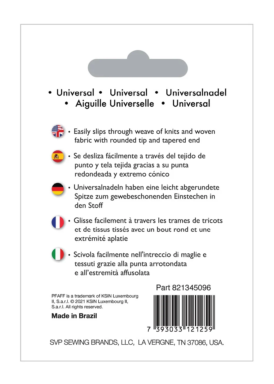 PFAFF® Universal Needles Size 60/08 5-Pack - Image 2