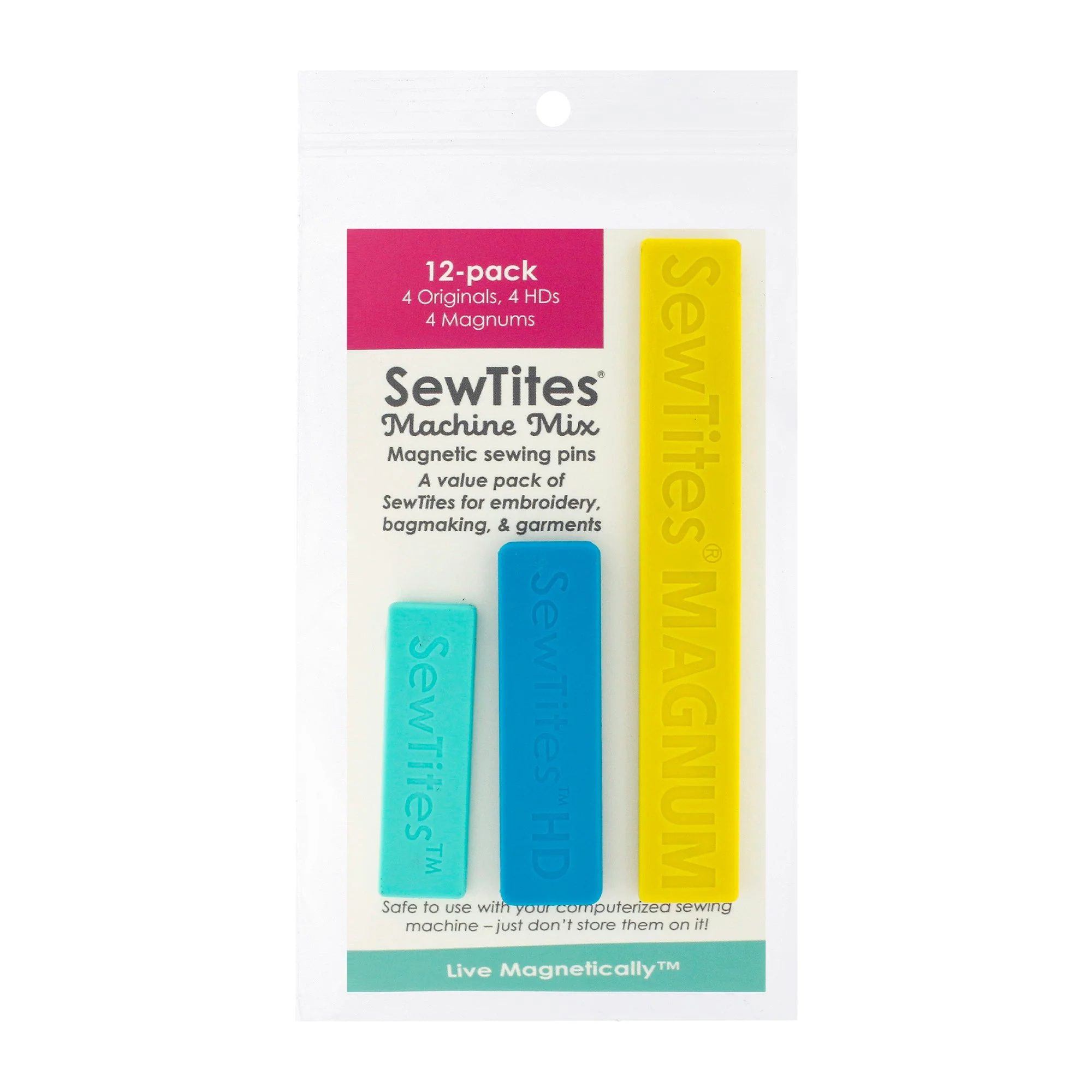 Machine Mix Magnetic Sewing Pins by SewTites - Image 2