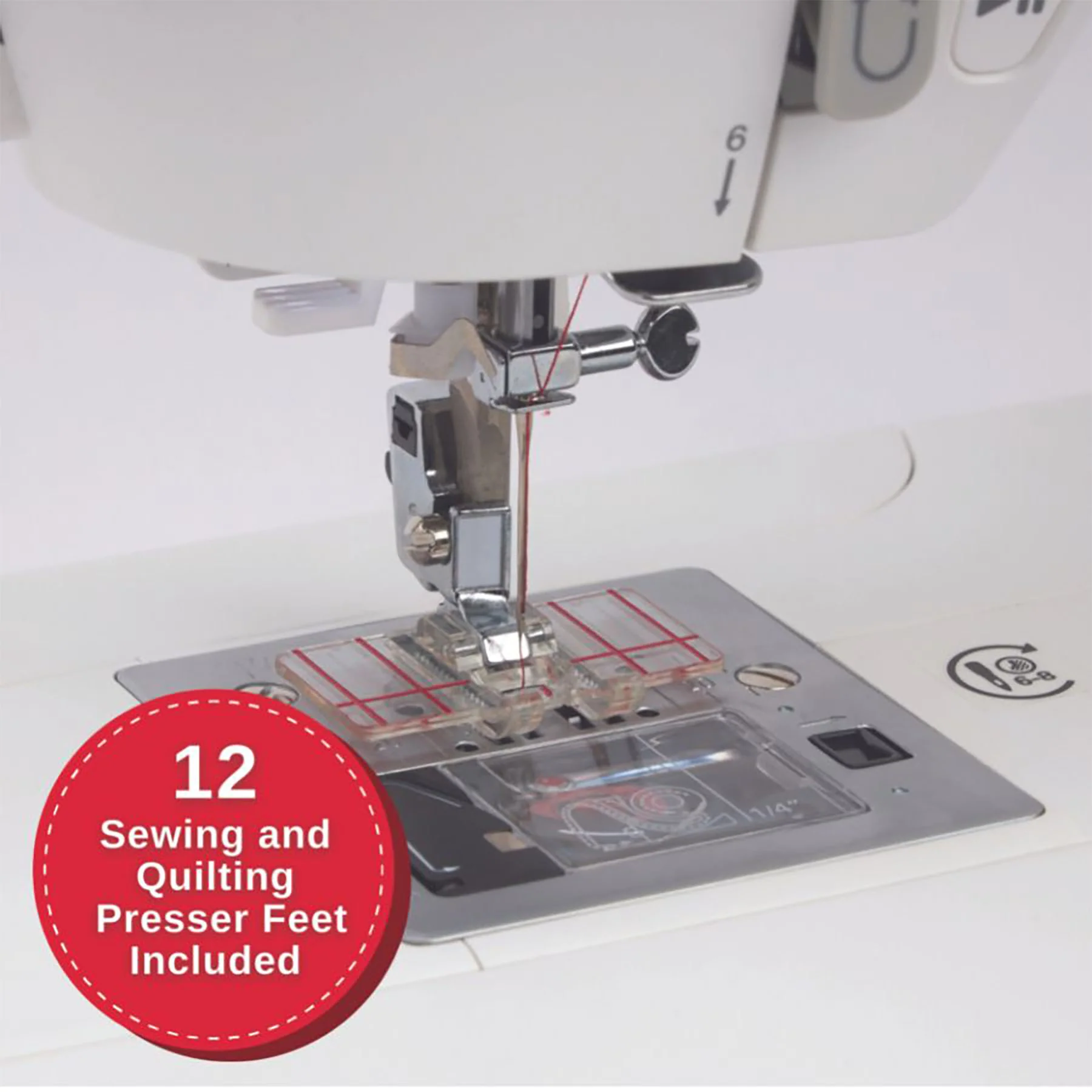 SINGER® Refurbished C7290Q Sewing & Quilting Machine with Extension Table - Image 7