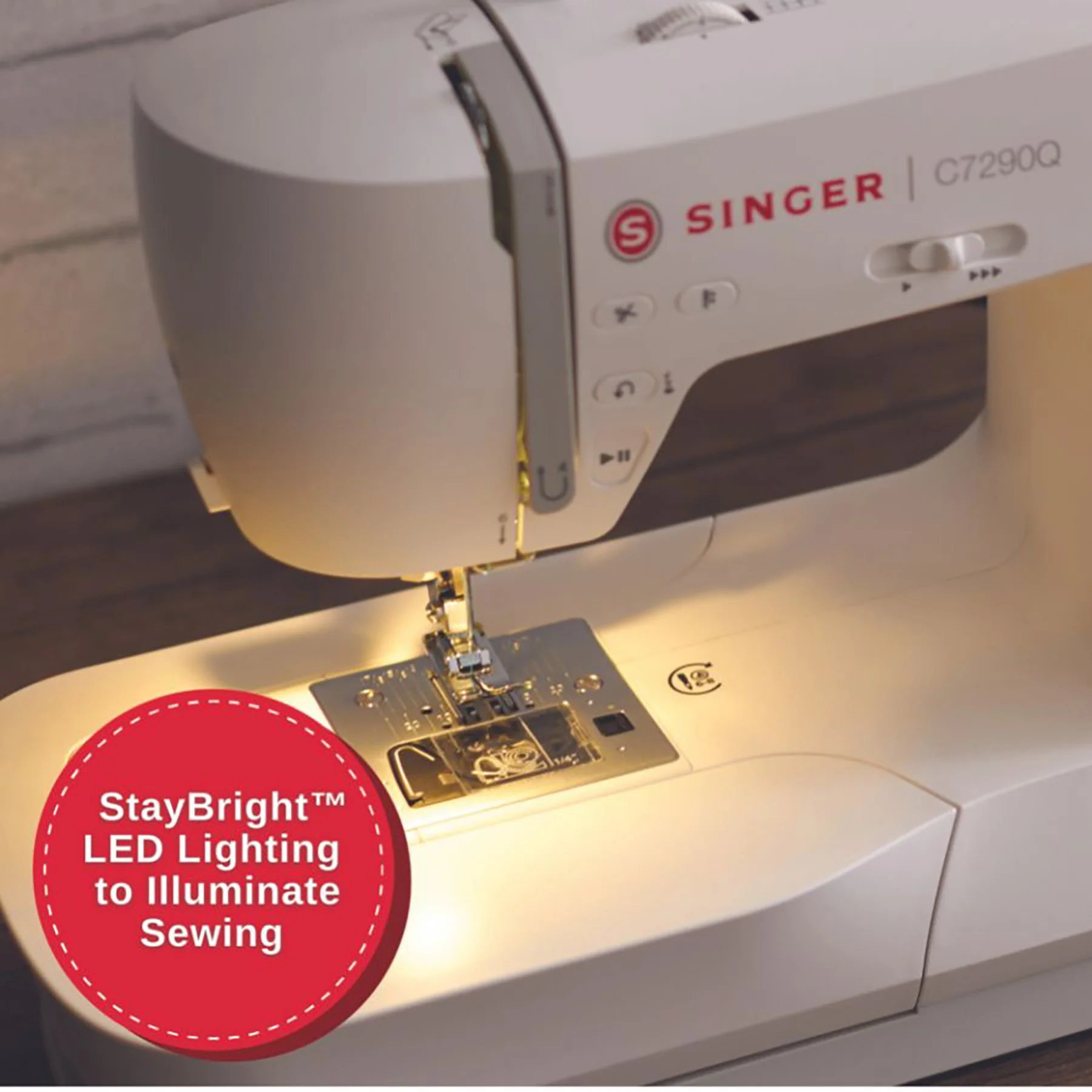 SINGER® Refurbished C7290Q Sewing & Quilting Machine with Extension Table - Image 9
