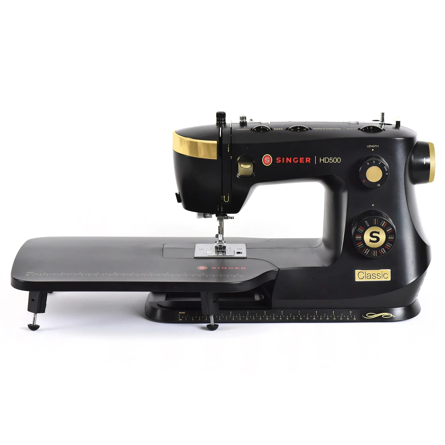 SINGER® HD500 Classic Black Extension Table - Image 2