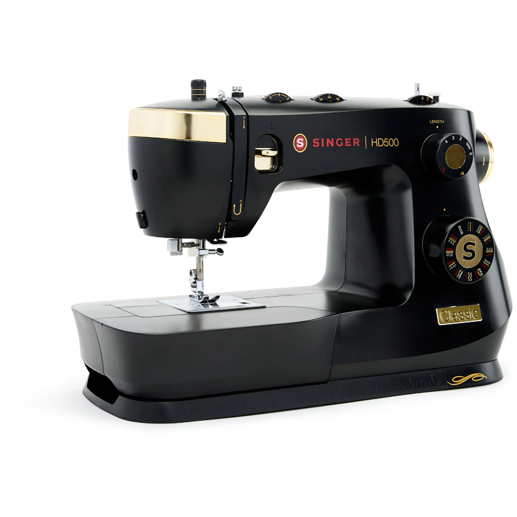 SINGER® HD500 Classic Black Sewing Machine & Extension Table Bundle - Image 7