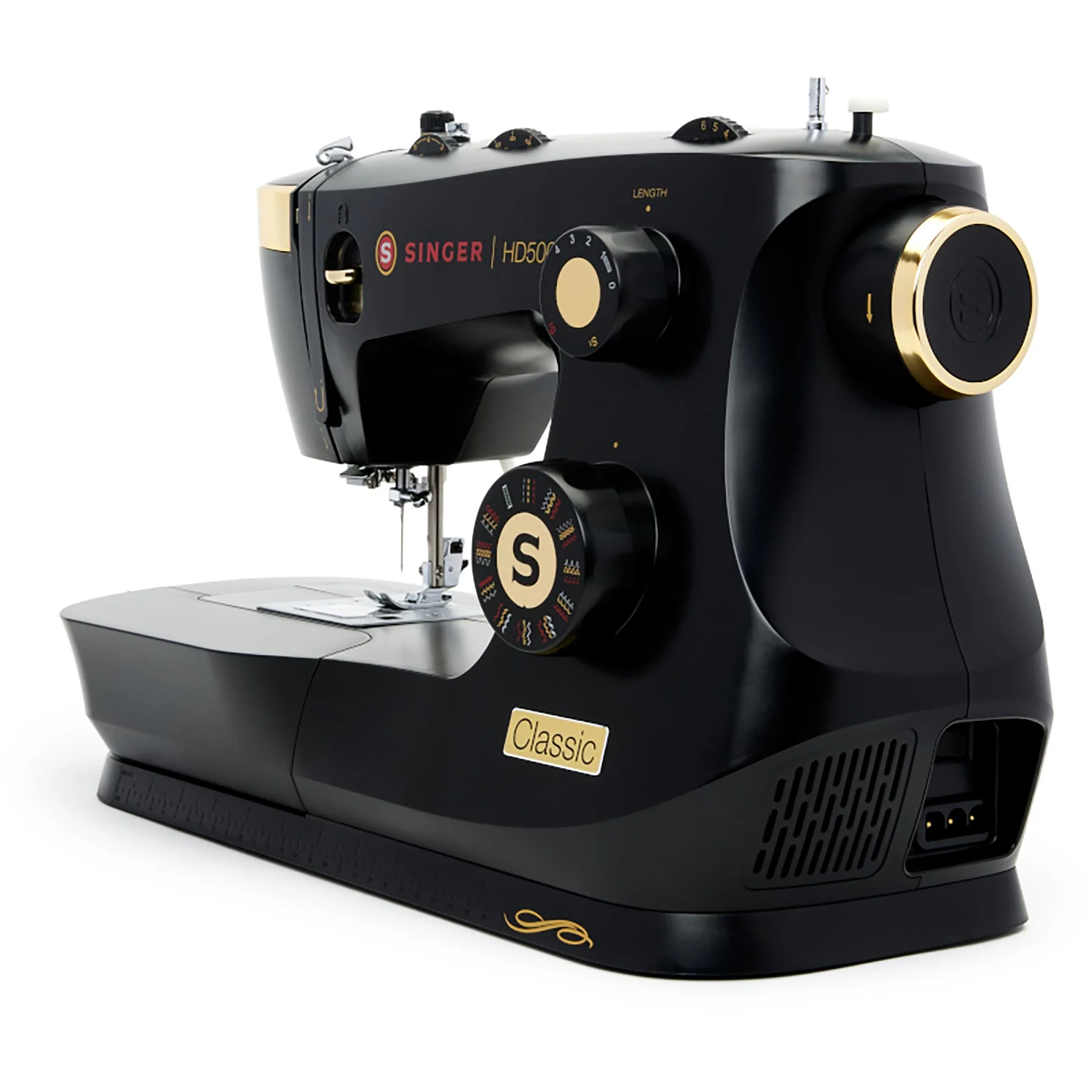 SINGER® HD500 Classic Black Sewing Machine & Extension Table Bundle - Image 8