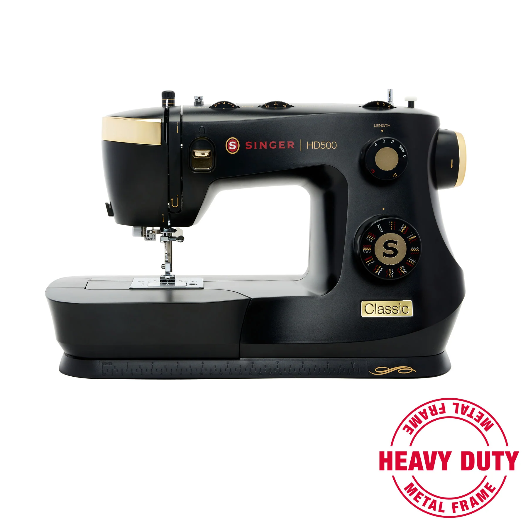 SINGER® HD500 Classic Black Sewing Machine - Image 3
