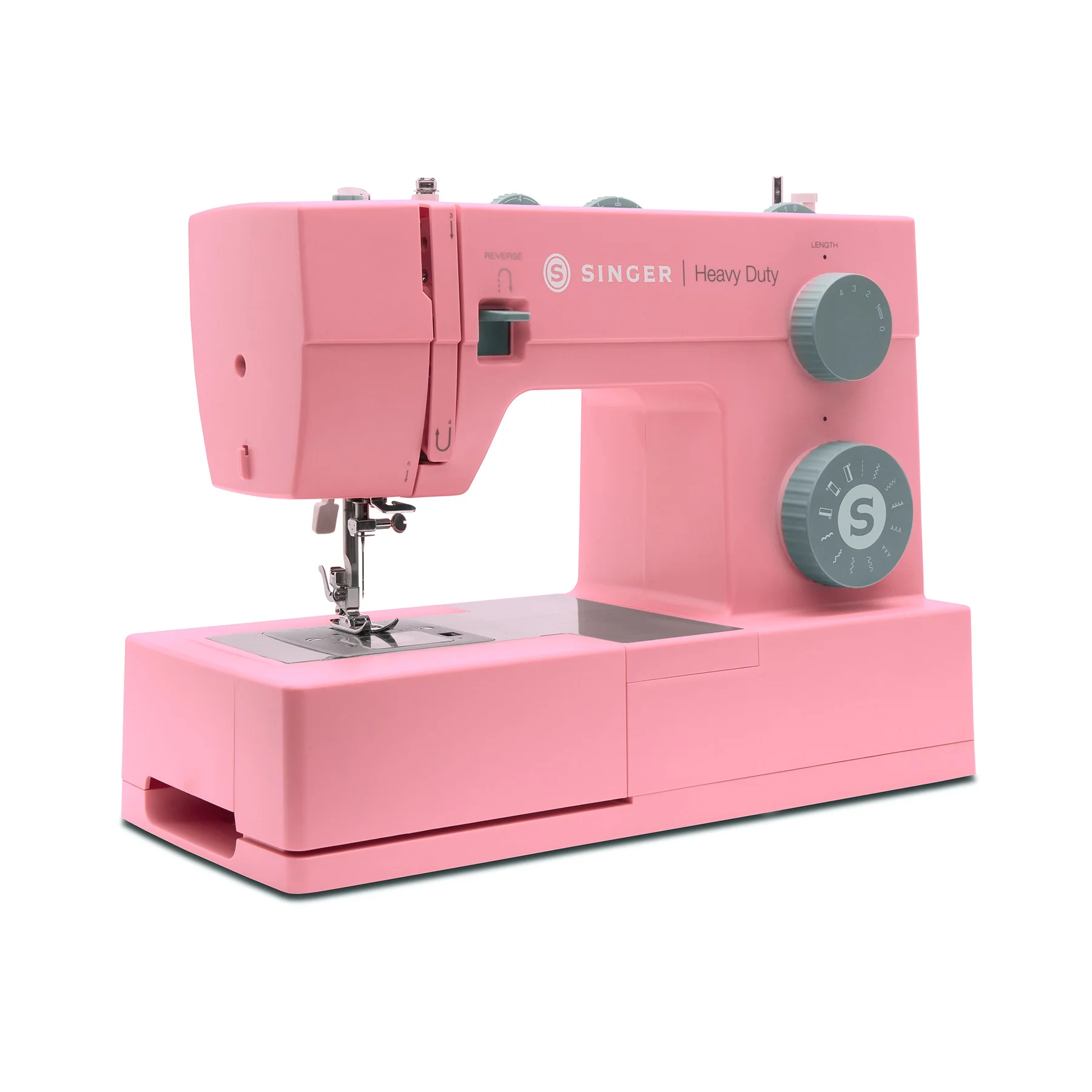 SINGER® Heavy Duty 4411 Pink Sewing Machine & Extension Table Bundle - Image 5
