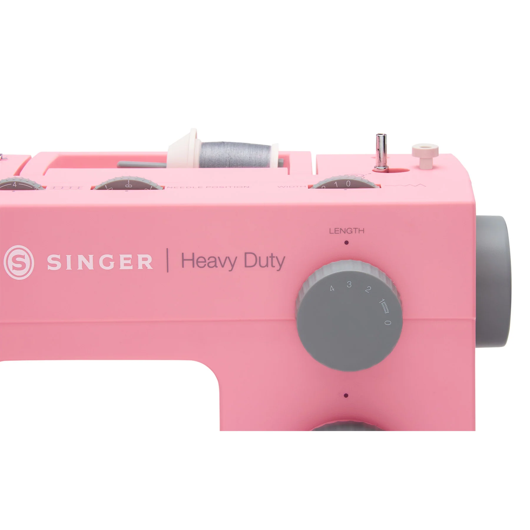 SINGER® Heavy Duty 4411 Pink Sewing Machine & Extension Table Bundle - Image 6