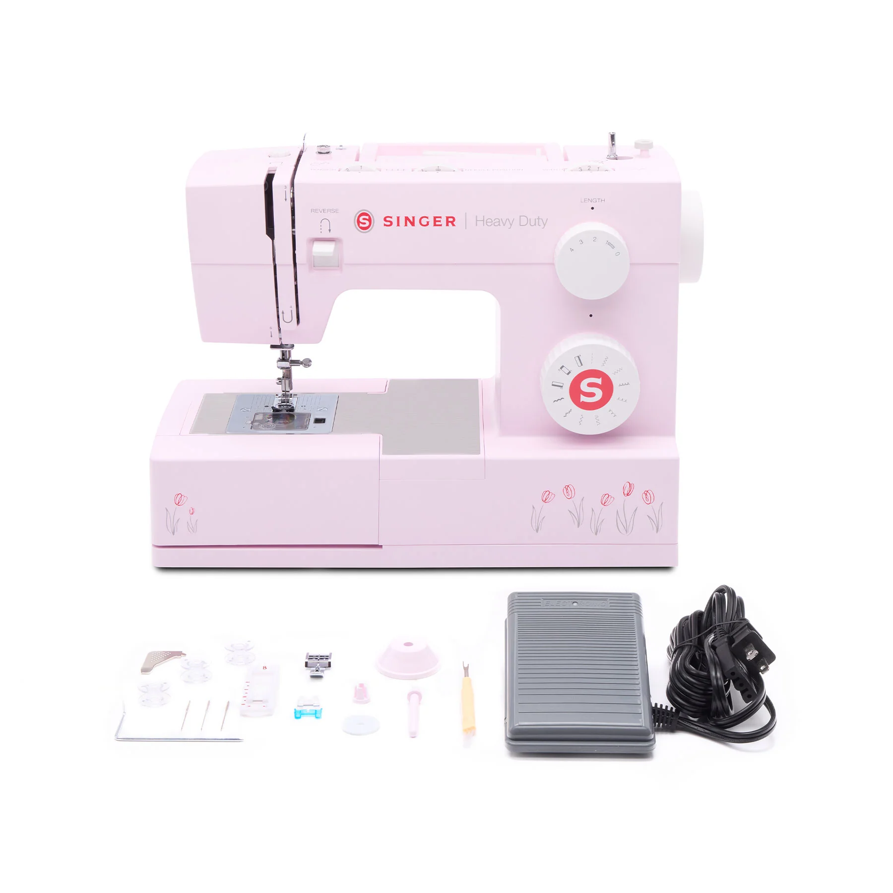 SINGER® Heavy Duty 4411 Tulip Sewing Machine Limited Edition - Image 5