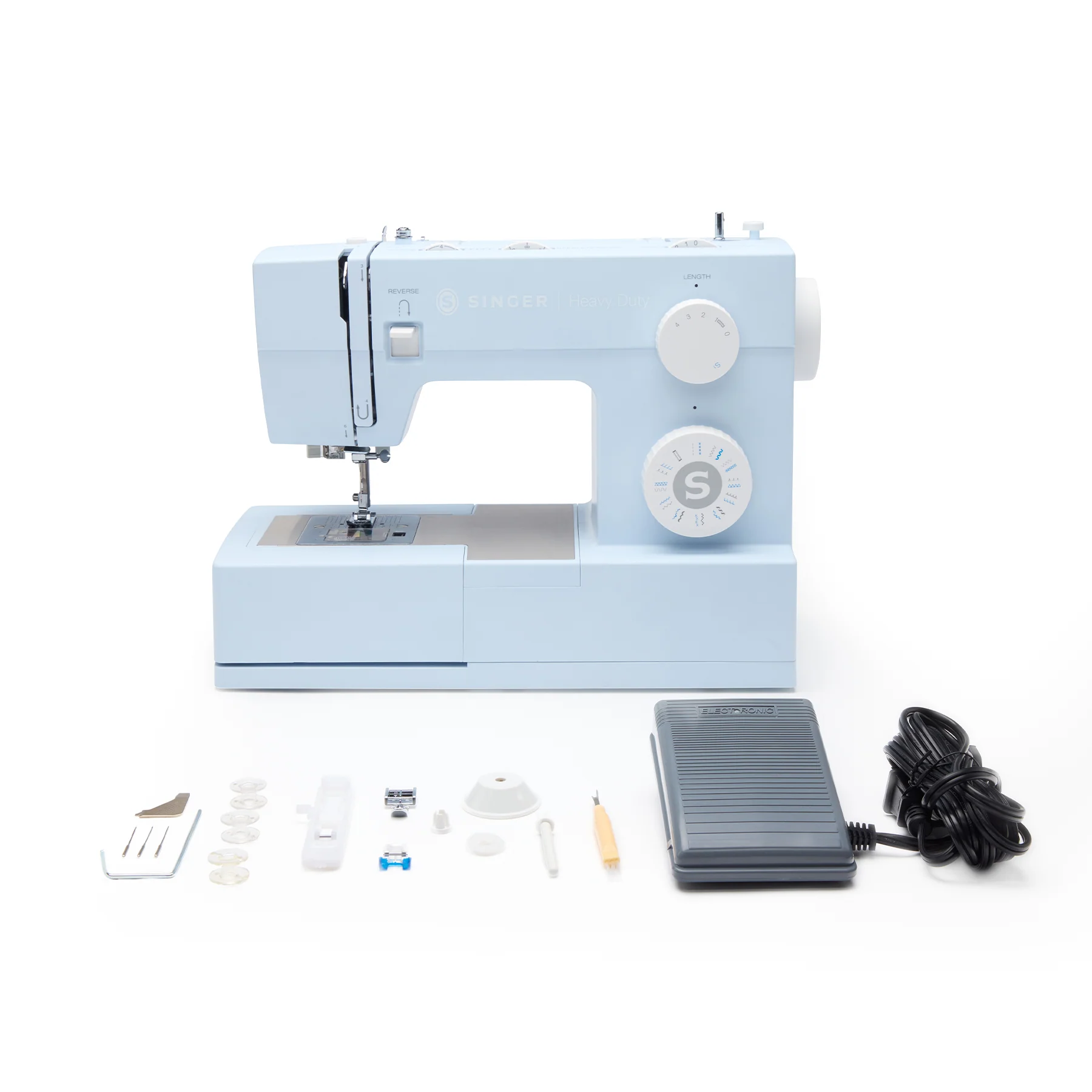 SINGER® Heavy Duty 4423 Meltwater Blue Sewing Machine & Extension Table Bundle - Image 6