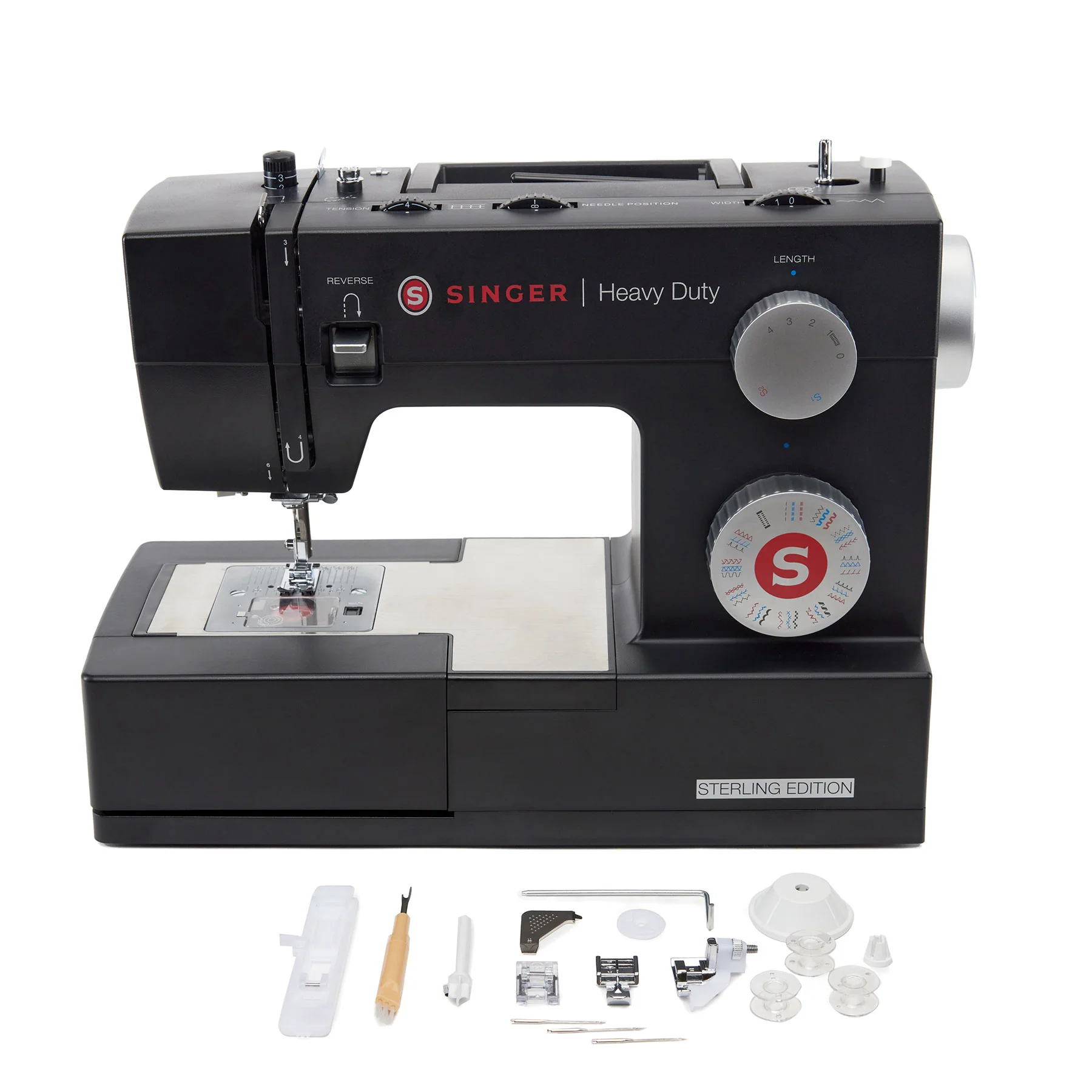 SINGER® Heavy Duty 4432 Sterling Sewing Machine - Image 9