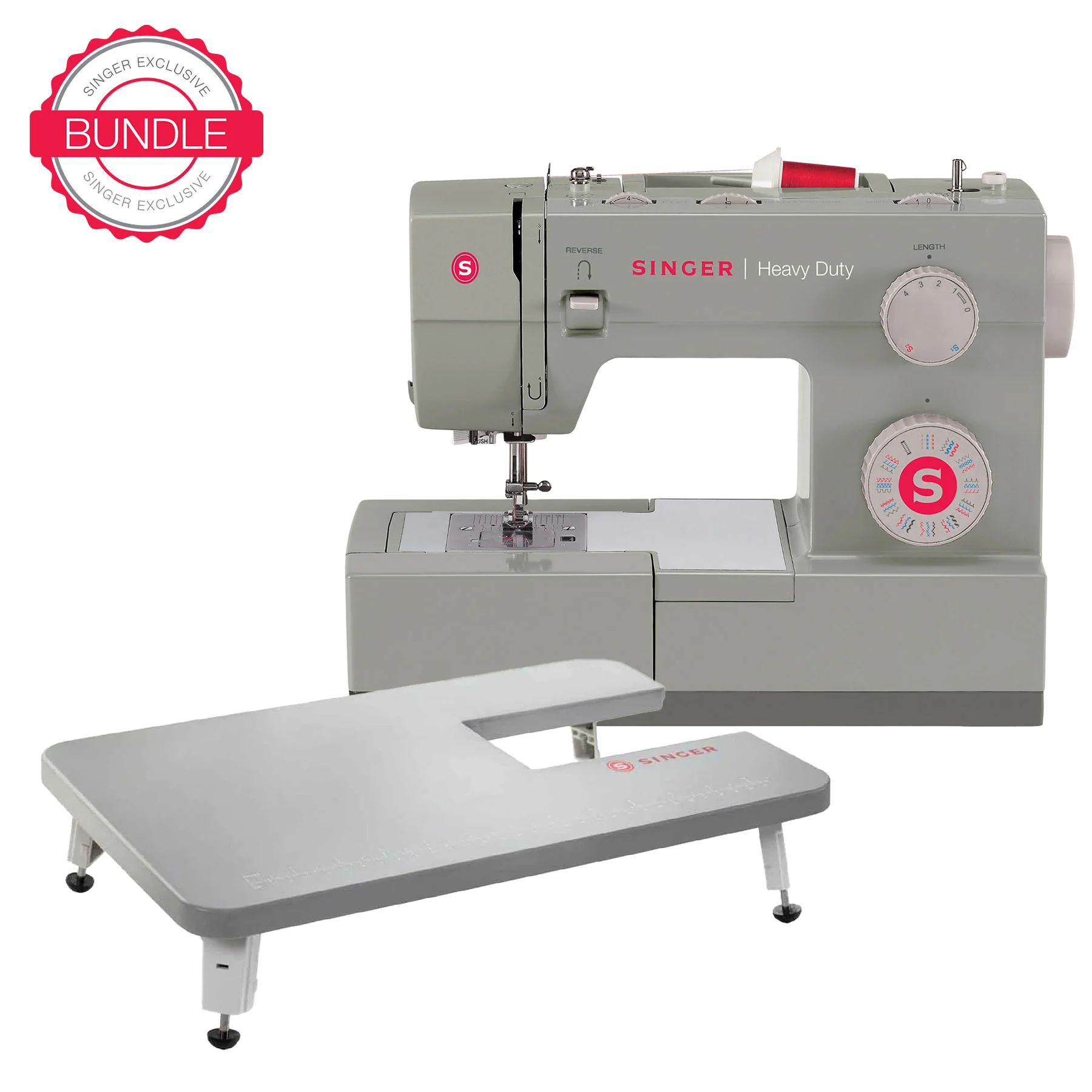SINGER® Heavy Duty 4452 & Extension Table Bundle