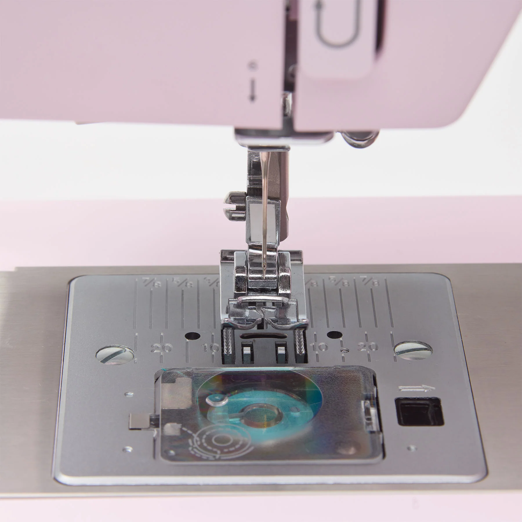 SINGER® Heavy Duty 4452 Rosewater Pink Sewing Machine & Extension Table Bundle - Image 9