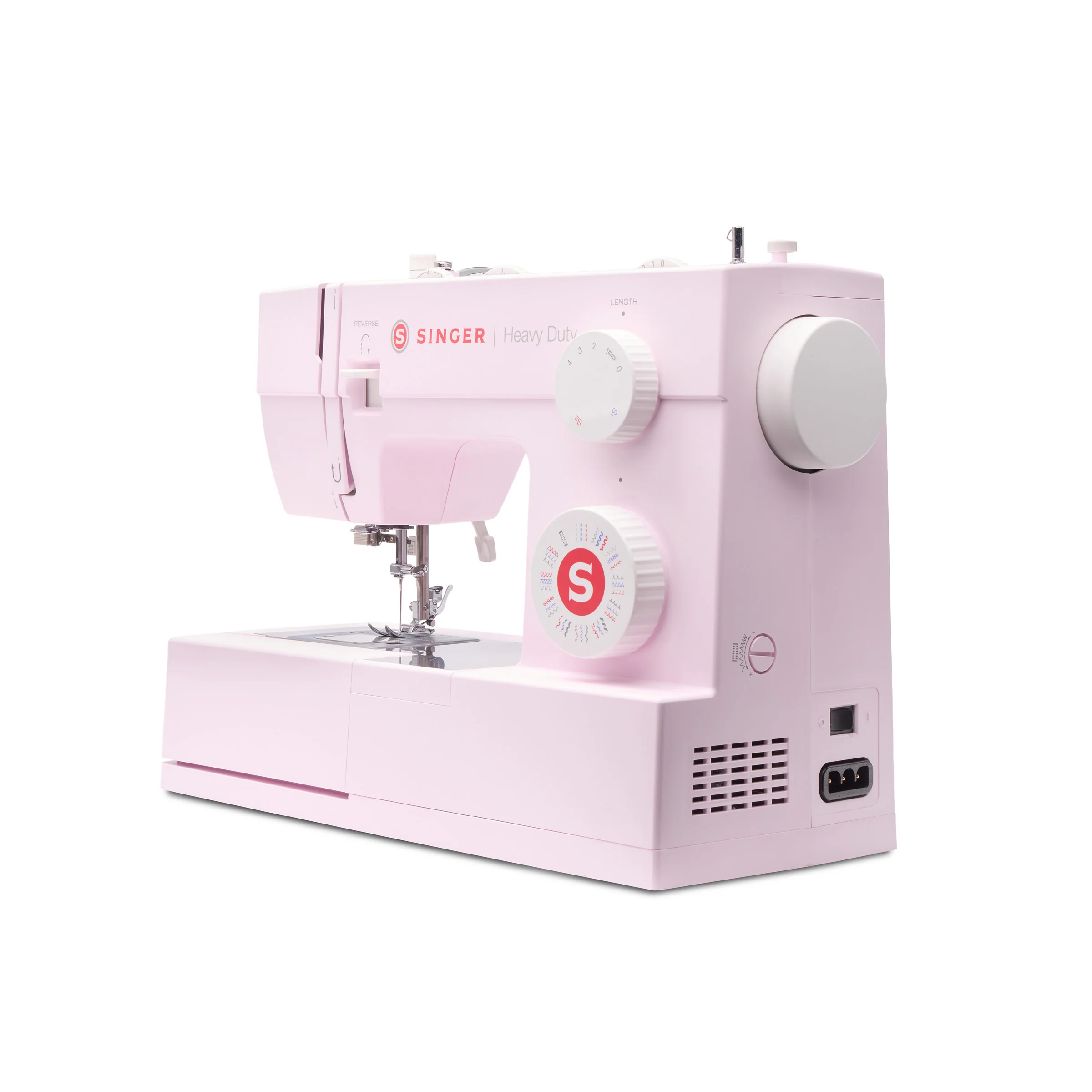 SINGER® Heavy Duty 4452 Rosewater Pink Sewing Machine & Extension Table Bundle - Image 5