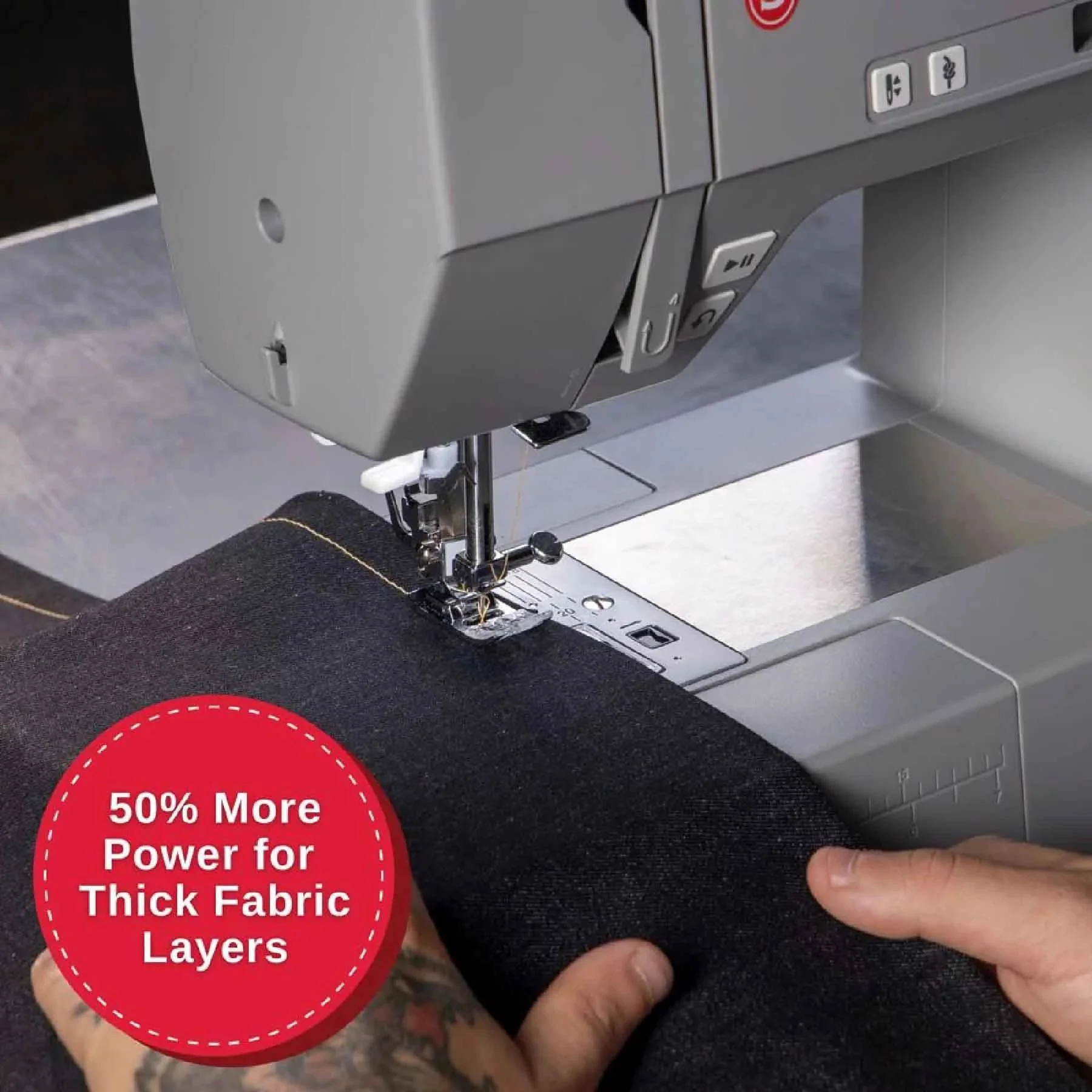 SINGER® Heavy Duty 6800C Sewing Machine & Extension Table Bundle - Image 5