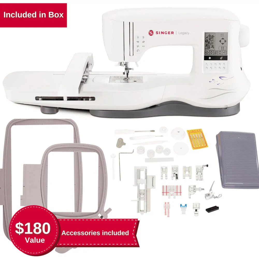 SINGER® Legacy SE300 Sewing & Embroidery Machine - Image 4