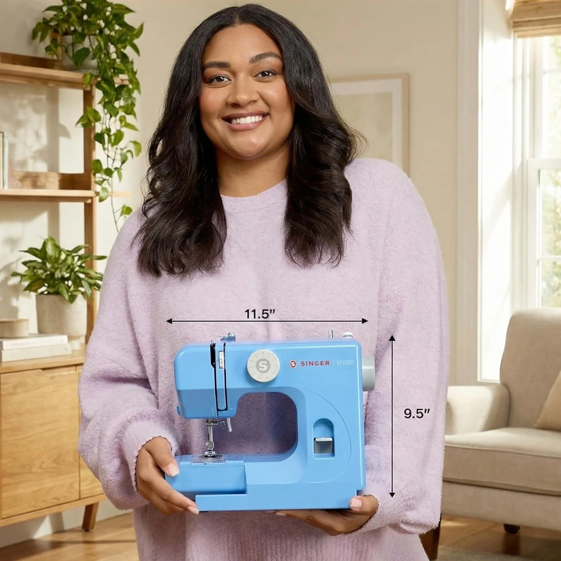 SINGER® M1000 Blue Mending Machine - Image 2