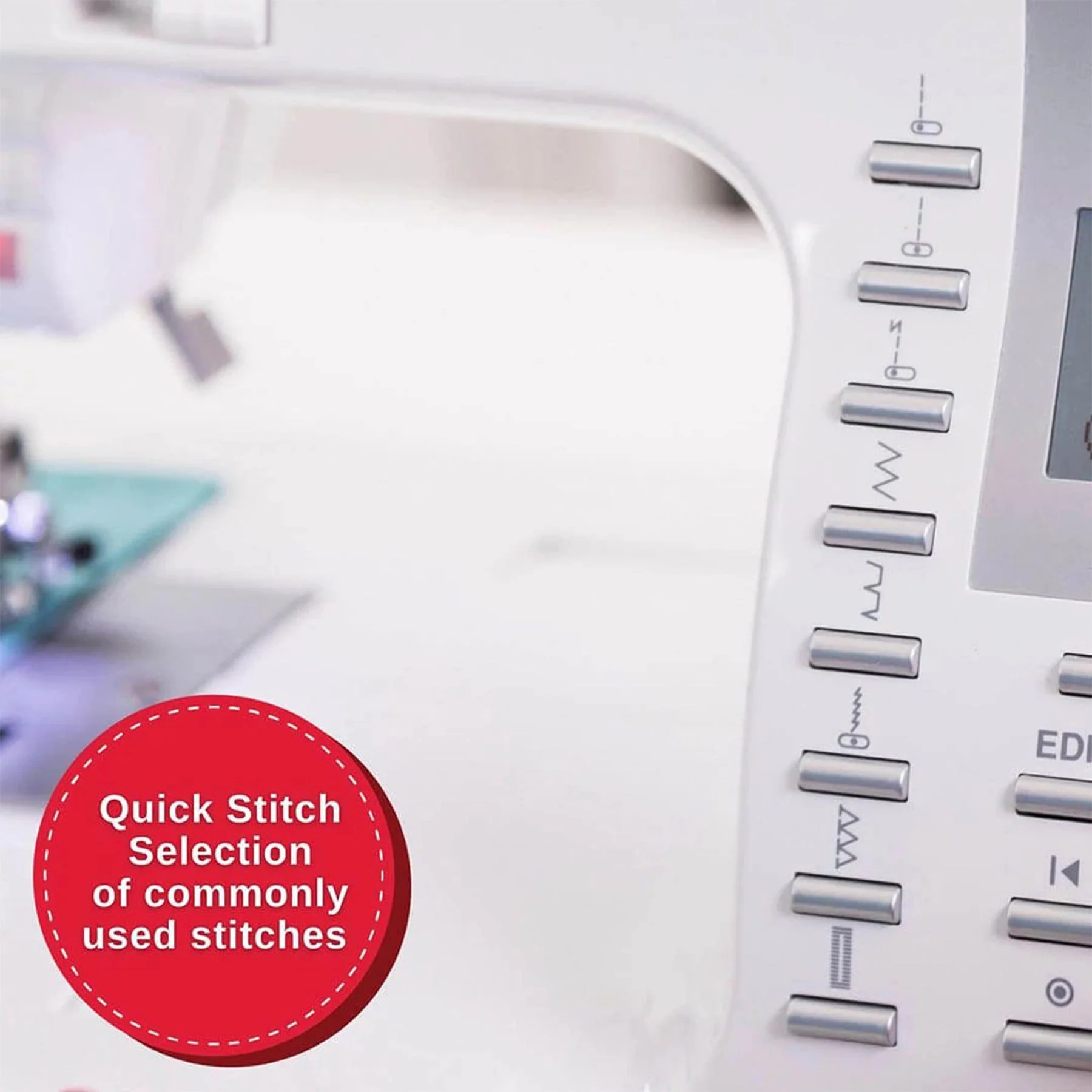 SINGER® Quantum Stylist 9960 Sewing Machine with Extension Table - Image 4