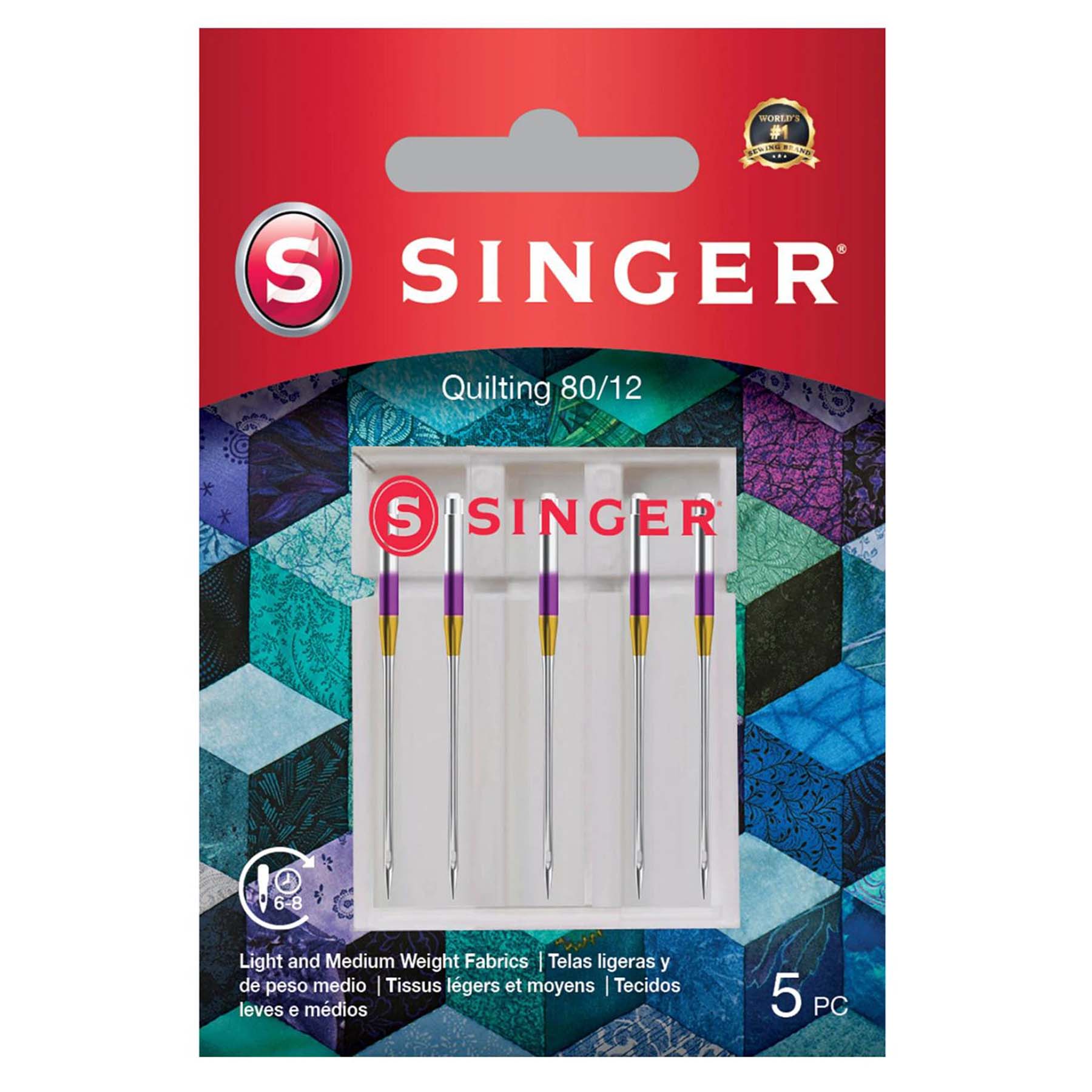SINGER® Quilting Needles Size 80/12 5-Pack
