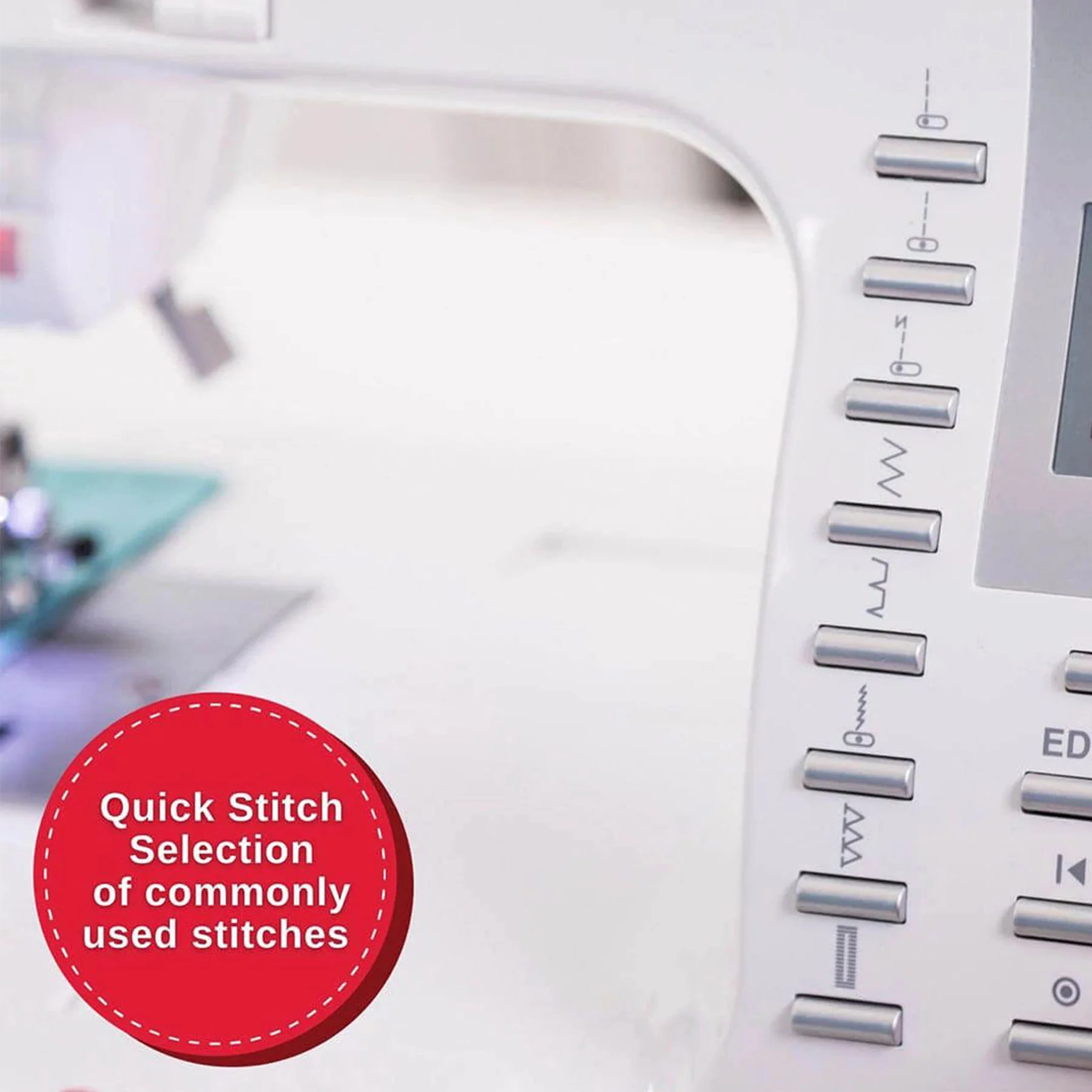 SINGER® Sew Spacious Quantum Stylist™ 9960 Sewing Machine & Presser Foot Kit Bundle - Image 8