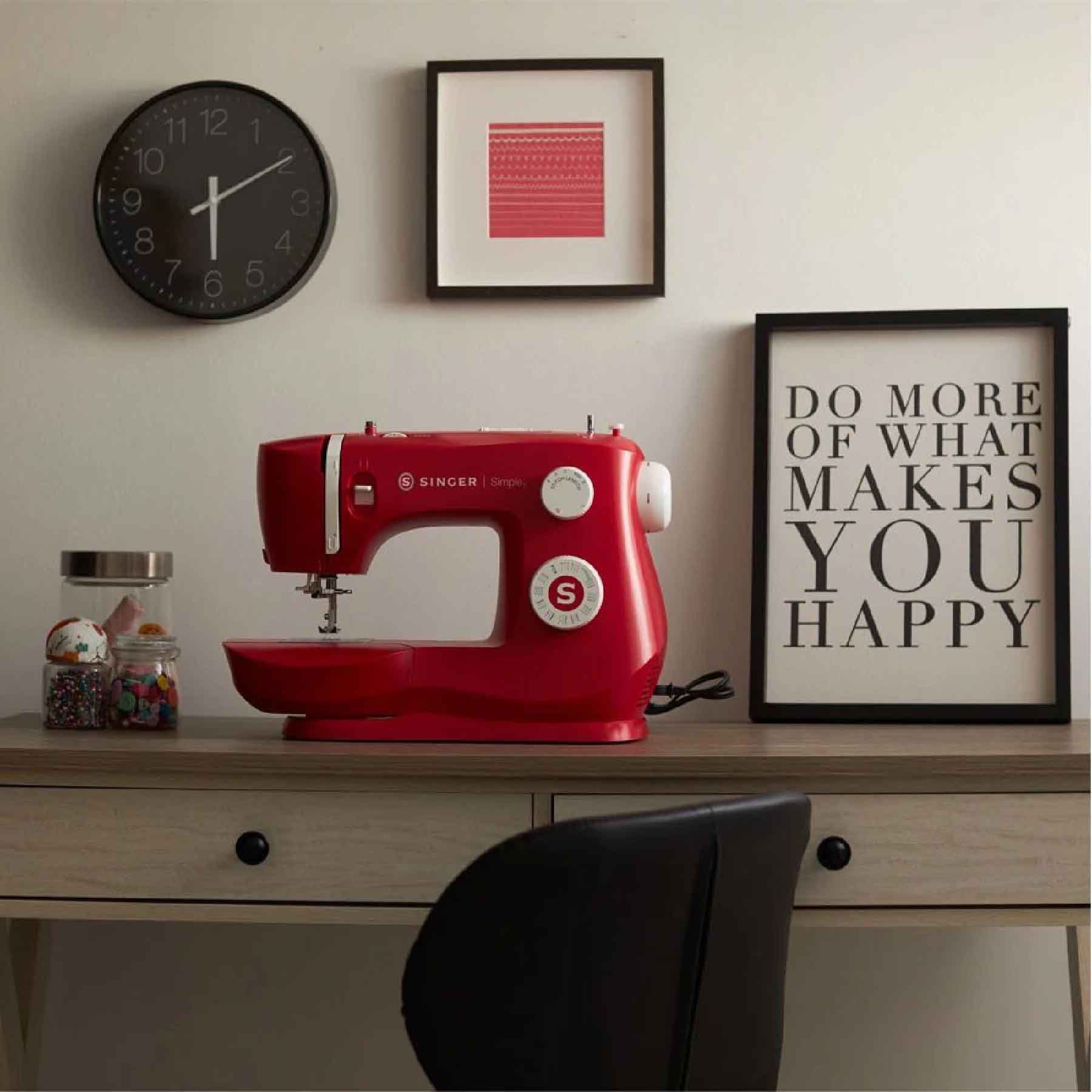 SINGER® Simple 3337 Red Sewing Machine - Image 2