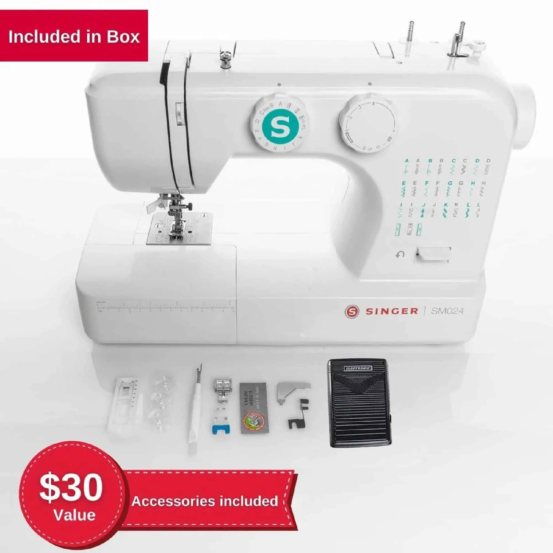 SINGER® Refurbished SM024 - TQ Sewing Machine - Image 4