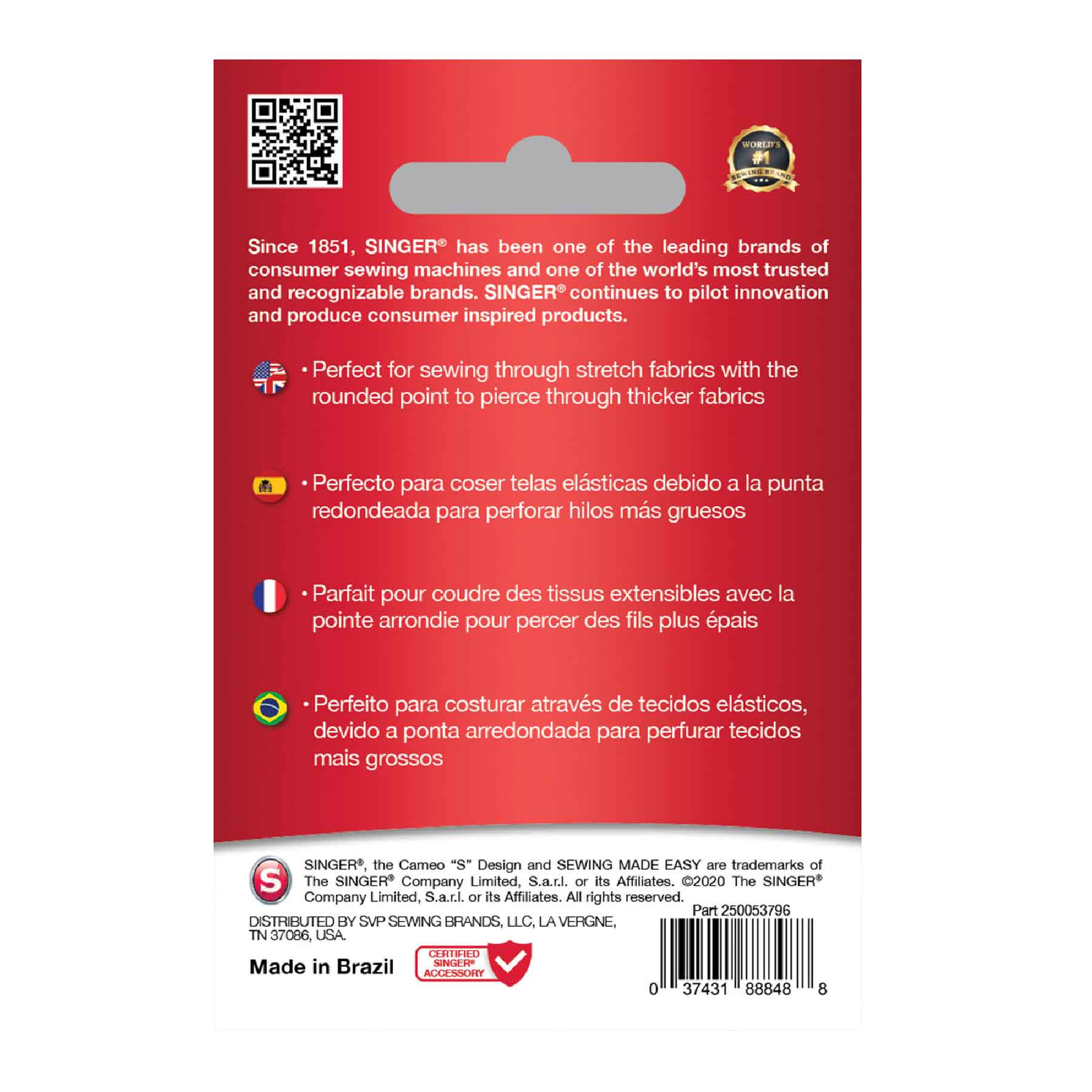 SINGER® Stretch Needles Size 80/12 5-Pack - Image 2