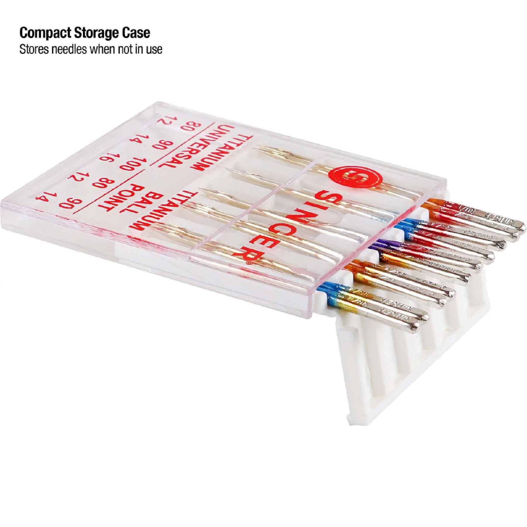 SINGER® Titanium Universal & Ball Point Needles, Assorted Sizes - Image 3