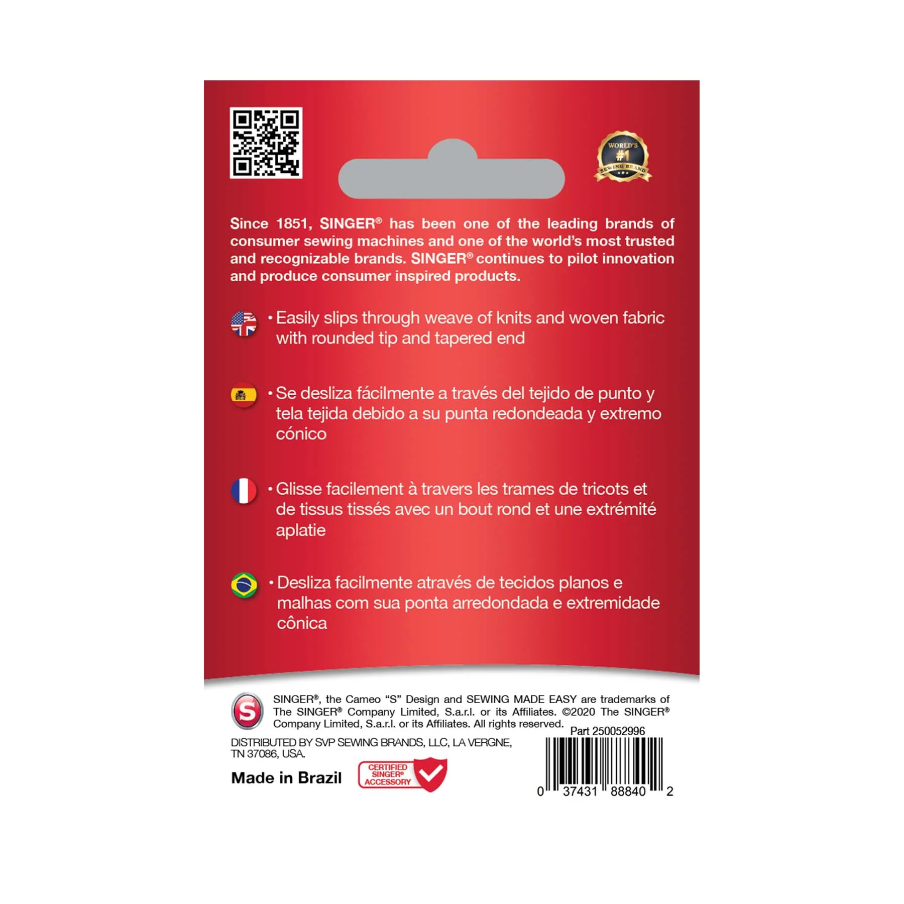 SINGER® Universal Needles 80/12 10-Pack - Image 2