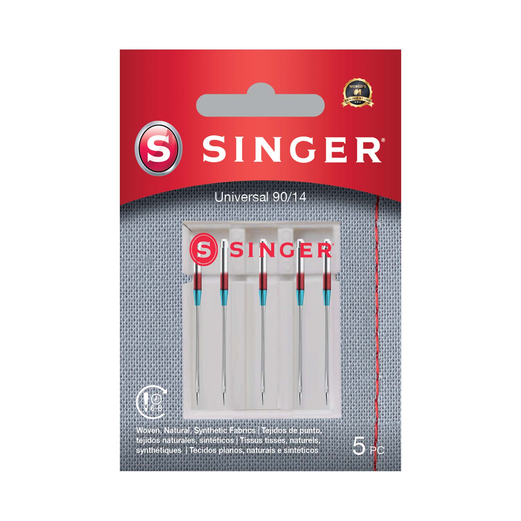 SINGER® Universal Needles 90/14 5-Pack