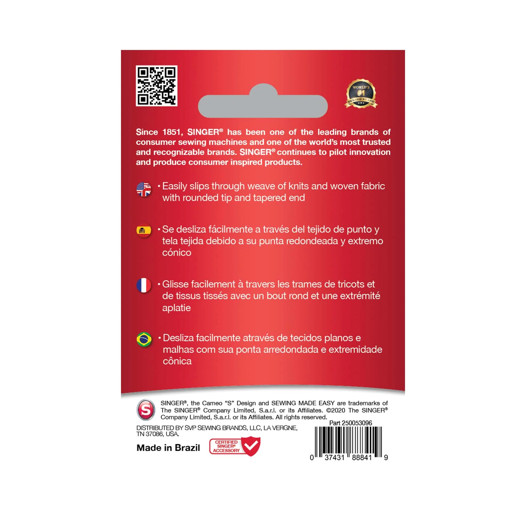 SINGER® Universal Needles 90/14 5-Pack - Image 2