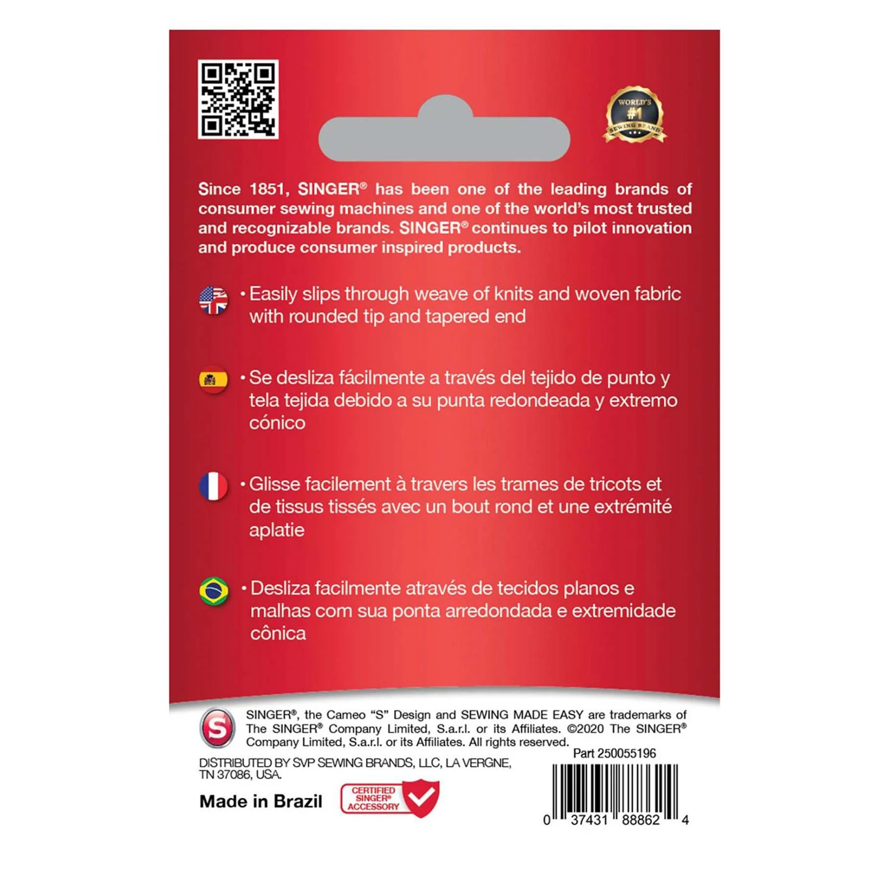 SINGER® Universal Needles Size 70/10 5-Pack - Image 2